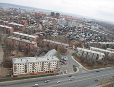 Октябрьский район Иркутска, улица Байкальская. Автор фото - Игорь Дремин