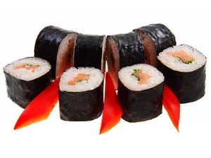 Ресторан доставки японской кухни «СушиДжем» дарит подарки! Сделайте заказ во вторник и получите много роллов «Сяке Маки».