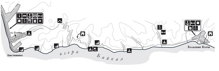 Карта. Изображение с сайта greatbaikaltrail.org