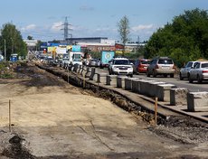 Полностью ремонт улицы Мира подрядчик завершит до конца 2014 года.