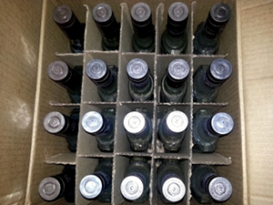 Бутылки. Фото пресс-службы ГУ МВД России по Иркутской области