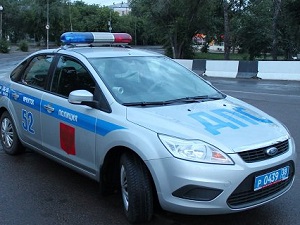 Полицейская машина. Фото IRK.ru