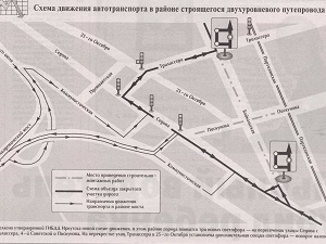 Схема проезда. Изображение пресс-службы городской администрации