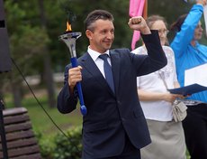 В мероприятии принял участие министр спорта и молодежной политики Иркутской области Павел Никитин