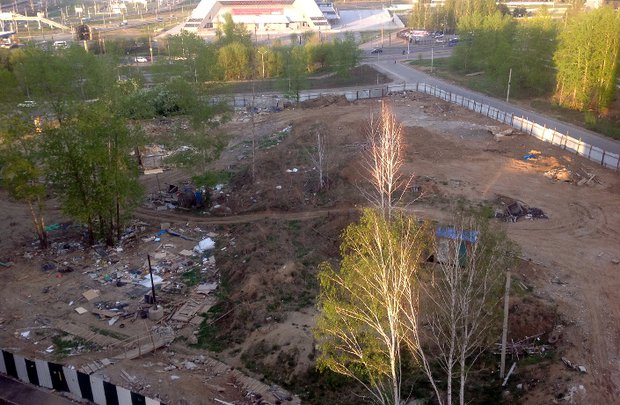 На этом пустыре запроектирован общественно-деловой центр. Фото предоставлено жителями «Союза»