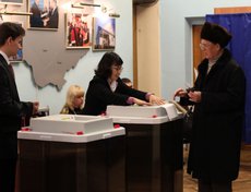 Избирательный участок в управлении ВСЖД