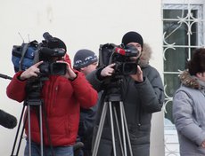 Журналисты тоже были — НТС и Weacom
