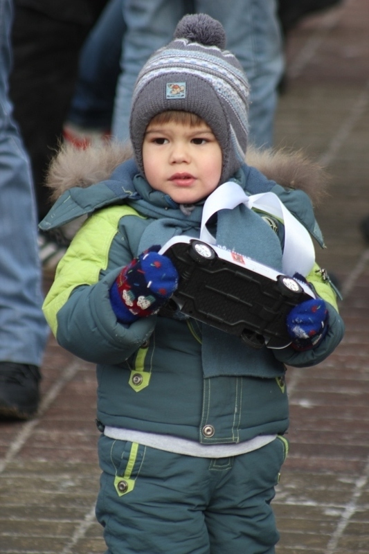 Несмотря на предупреждения организаторов, некоторые участники пришли с детьми