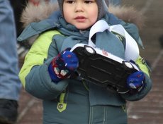 Несмотря на предупреждения организаторов, некоторые участники пришли с детьми