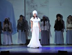 Ольга Коршунова. Девушка вошла в пятерку финалисток «Мисс Иркутск - 2011» и заняла второе место по итогам конкурса.