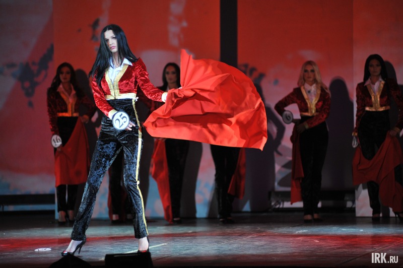 Ксения Катаржнова в образе тореадора