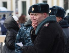 Полицейские, дежурившие на пикете, были очень сдержанны. Организаторы впоследствии благодарили их за поддержку