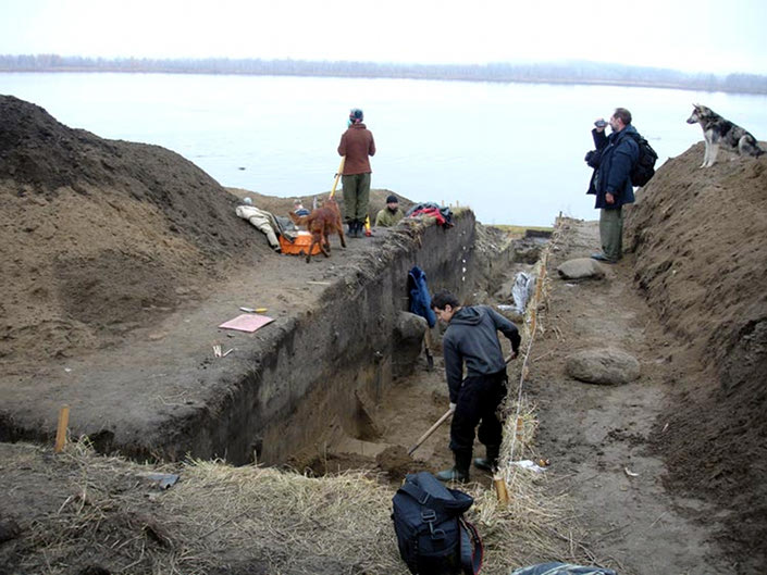 На месте раскопок. Фото с сайта службы по охране объектов культурного наследия Иркутской области