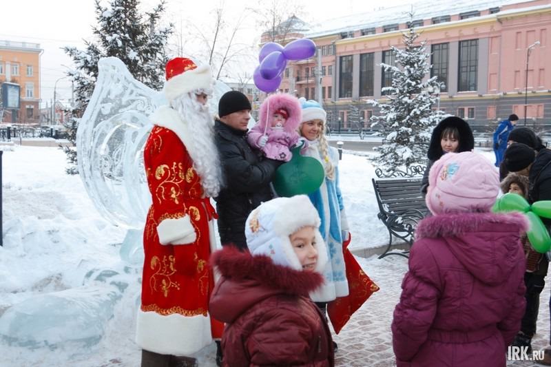 Открытие главной городской елки в Иркутске. Фото Владимира Смирнова.
