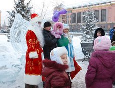 Открытие главной городской елки в Иркутске. Фото Владимира Смирнова.