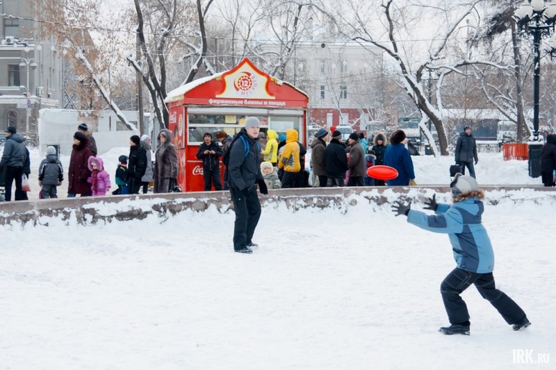 Открытие главной городской елки в Иркутске. Фото Владимира Смирнова.