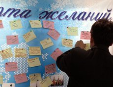 Наклейки на «Карте желаний»