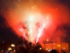 Открытие главной городской елки в Иркутске. Фото Владимира Смирнова.