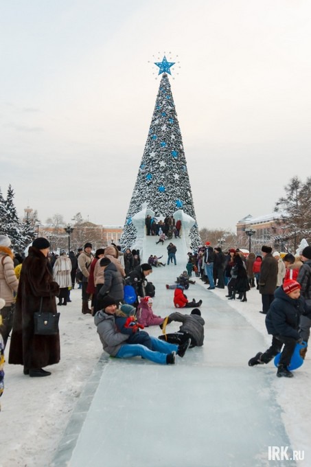 Открытие главной городской елки в Иркутске. Фото Владимира Смирнова.