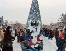 Открытие главной городской елки в Иркутске. Фото Владимира Смирнова.