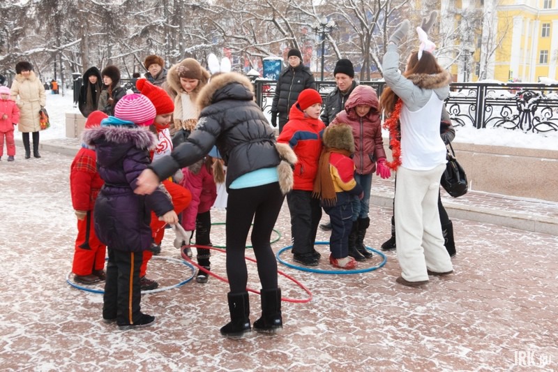 Открытие главной городской елки в Иркутске. Фото Владимира Смирнова.