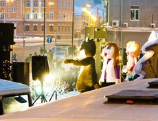 Открытие главной городской елки в Иркутске. Фото Владимира Смирнова.