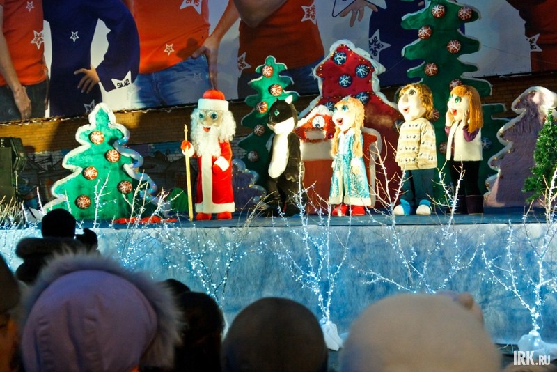 Открытие главной городской елки в Иркутске. Фото Владимира Смирнова.