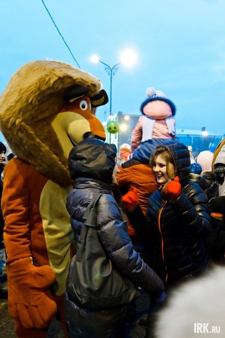 Открытие главной городской елки в Иркутске. Фото Владимира Смирнова.