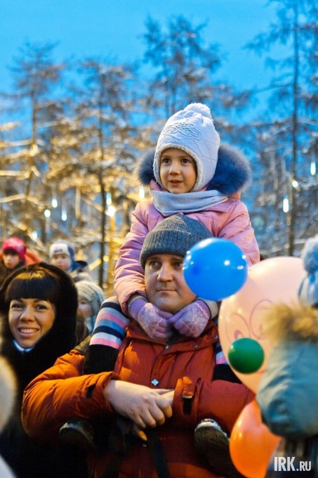 Открытие главной городской елки в Иркутске. Фото Владимира Смирнова.