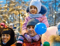 Открытие главной городской елки в Иркутске. Фото Владимира Смирнова.