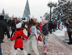 Открытие главной городской елки в Иркутске. Фото Владимира Смирнова.