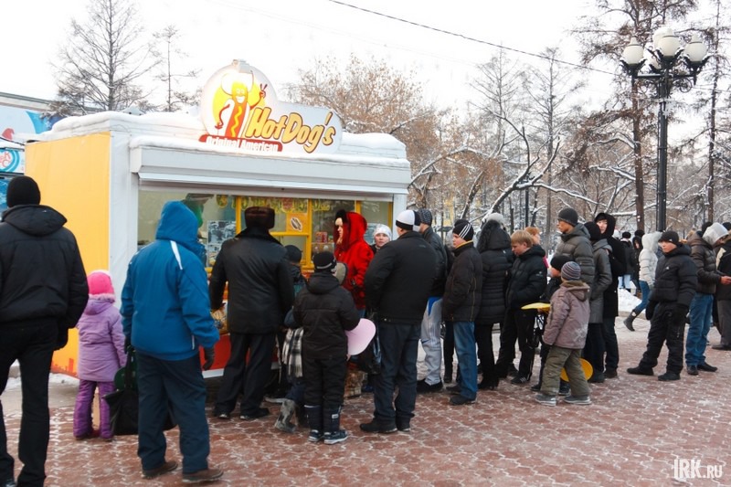 Открытие главной городской елки в Иркутске. Фото Владимира Смирнова.