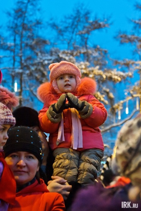 Открытие главной городской елки в Иркутске. Фото Владимира Смирнова.