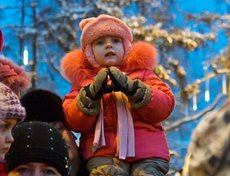 Открытие главной городской елки в Иркутске. Фото Владимира Смирнова.