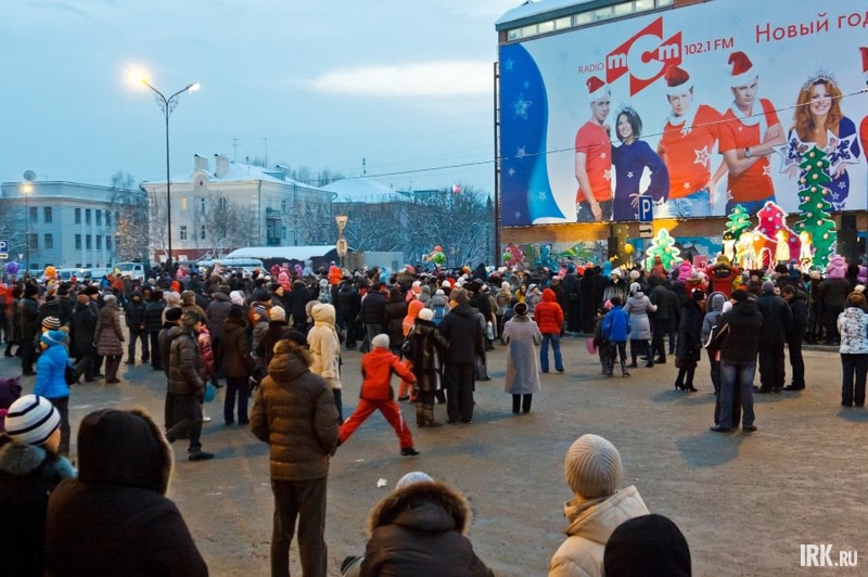 Открытие главной городской елки в Иркутске. Фото Владимира Смирнова.
