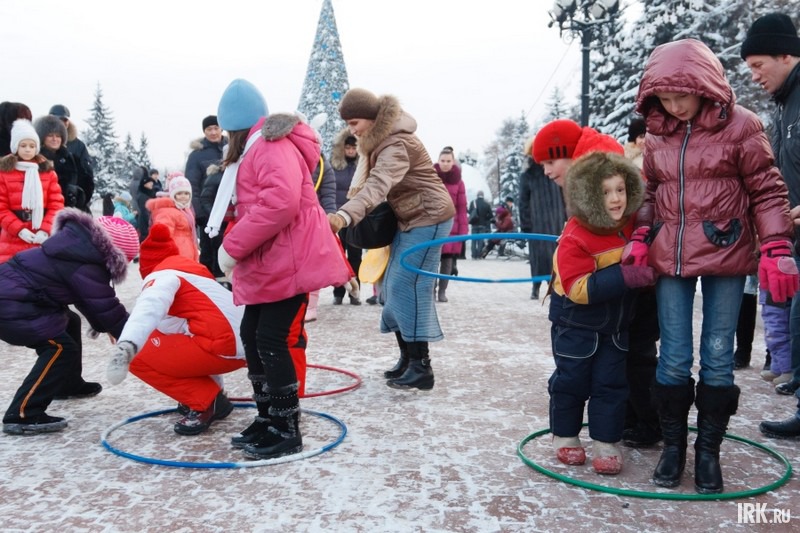 Открытие главной городской елки в Иркутске. Фото Владимира Смирнова.