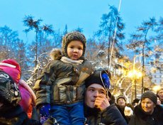 Открытие главной городской елки в Иркутске. Фото Владимира Смирнова.