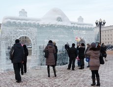 Открытие главной городской елки в Иркутске. Фото Владимира Смирнова.