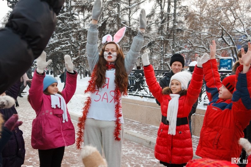 Открытие главной городской елки в Иркутске. Фото Владимира Смирнова.