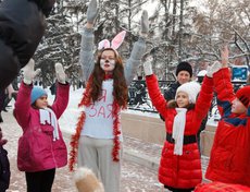 Открытие главной городской елки в Иркутске. Фото Владимира Смирнова.