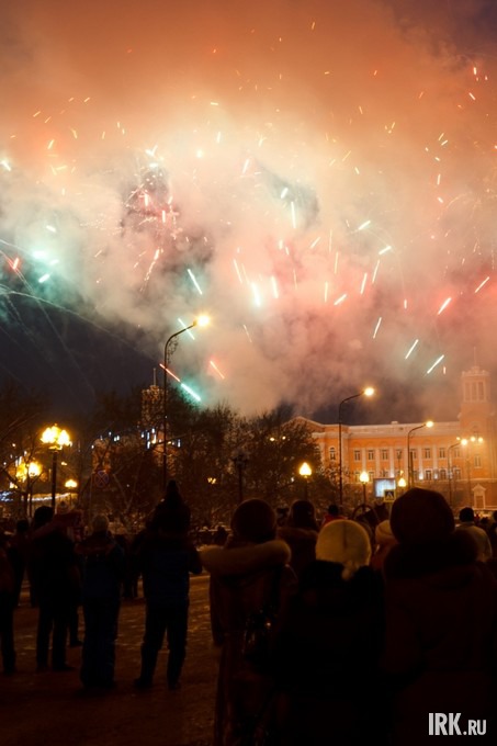 Открытие главной городской елки в Иркутске. Фото Владимира Смирнова.