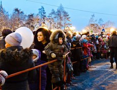 Открытие главной городской елки в Иркутске. Фото Владимира Смирнова.