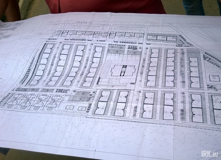 Генплан микрорайона в 2011 году