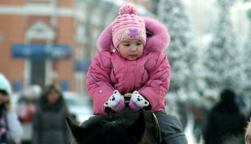 Иркутск. На площади возле Цирка