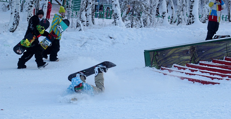 На горке в Академгородке