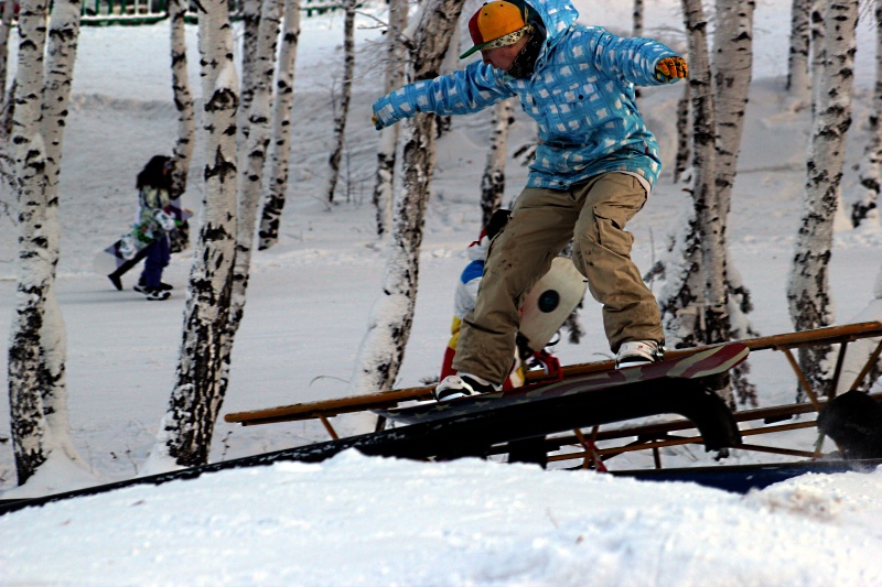 На горке в Академгородке