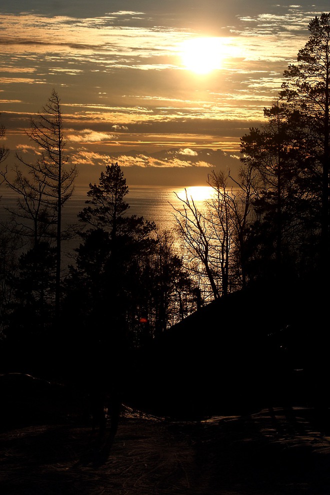 Вид с камня Черского