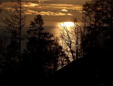 Вид с камня Черского