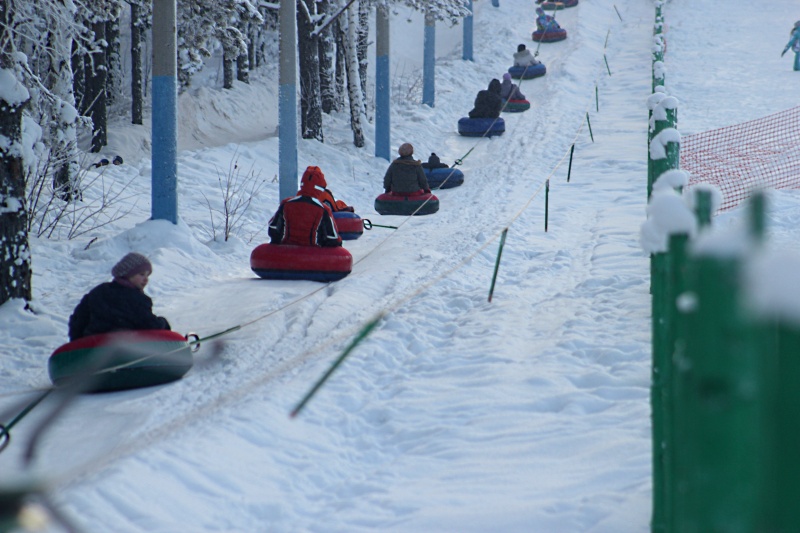На горке в Академгородке