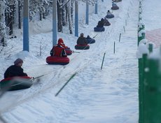 На горке в Академгородке